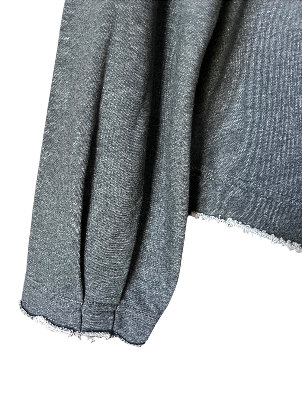 Natural Life Gray Boho Pullover Oversized Sweater Rainbow Knit Detail Size L/XL - Picture 9 of 11